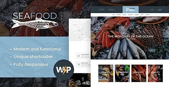 SeaFood Company WordPress Theme