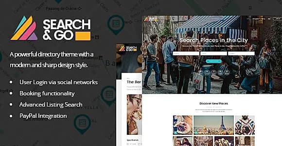 Search and Go WordPress Theme