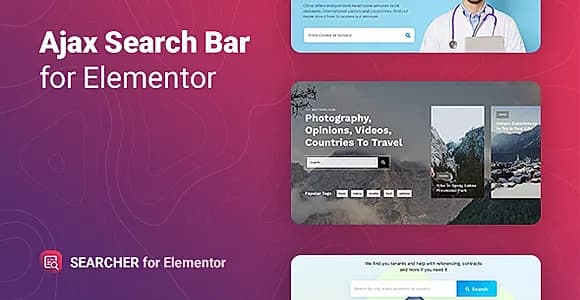 Searcher for Elementor WordPress Plugin