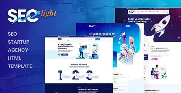 Seclight - Seo Startup Agency HTML Template