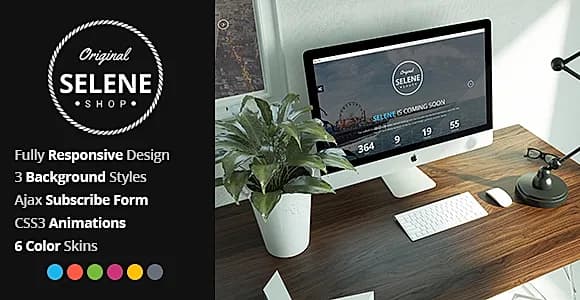 Selene - Responsive Coming Soon Template