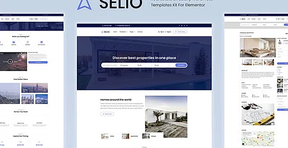 Selio - Real Estate Directory Template Kit