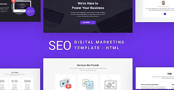 SEO - SEO & Digital Marketing Agency Template