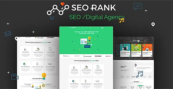 SEO Rank - PSD Template