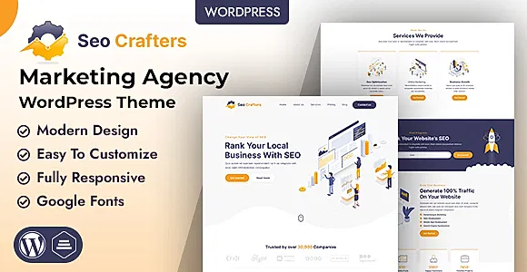 SeoCrafters WordPress Theme