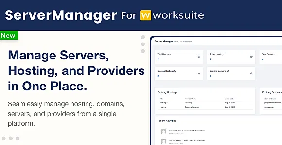 Server Manager Module for Worksuite