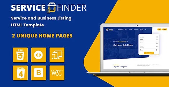 Service Finder - Provider and Business Listing HTML Template