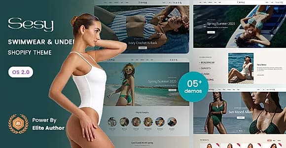 Sesy - Swimwear & Underwear Shopify 2.0 Theme