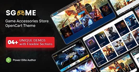 SGame - Responsive Accessories, Games Shopify Theme