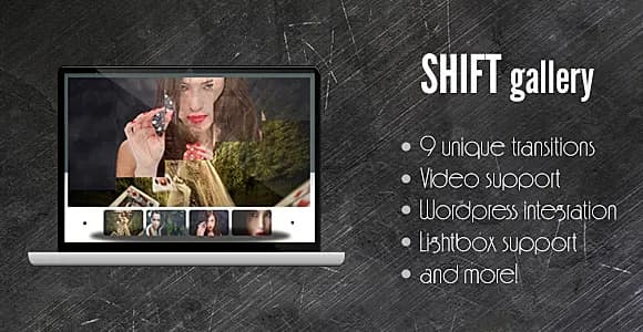 SHIFT Gallery - support for image/div/video/swf