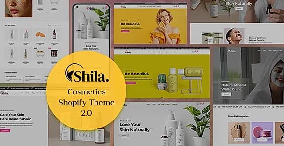 Shila – Cosmetics & Skincare Shopify 2.0 Theme | Beauty & Wellness Store