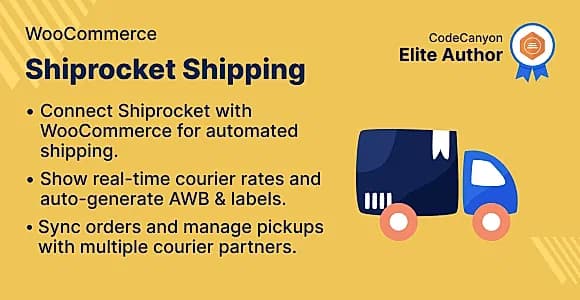Shiprocket Shipping for WooCommerce WordPress Plugin