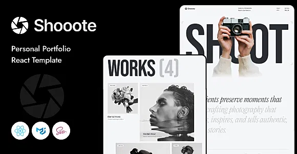 Shooote - Photography React Template