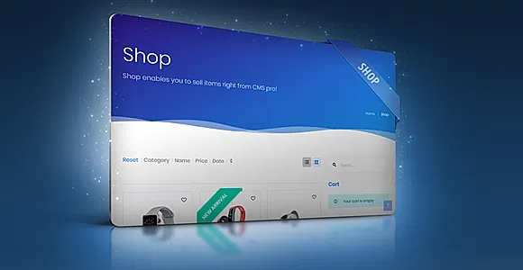 Shop Module for CMS pro