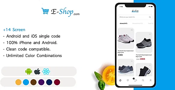 E-Shop - React Native UI Ecommerce Template