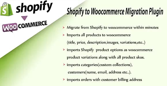 Shopify To Woocommerce Importer