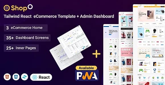 Shopo - Tailwind React eCommerce Template