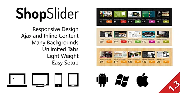 ShopSlider - Responsive Shop Slider with Tab