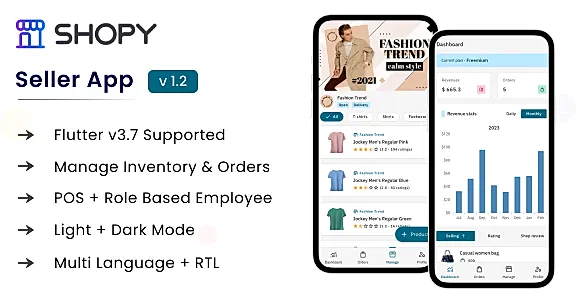 Shopy -  Seller Flutter App