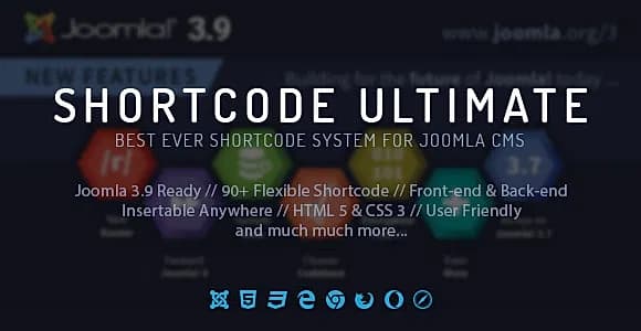 Shortcode Ultimate Plugin for Joomla