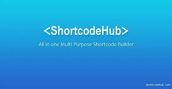 ShortcodeHub Pro WordPress Plugin
