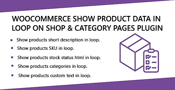 Show Product Data In Loop WordPress Plugin