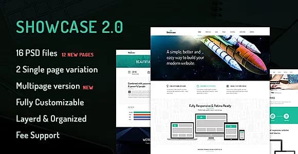 Showcase- Multpurpose PSD Template