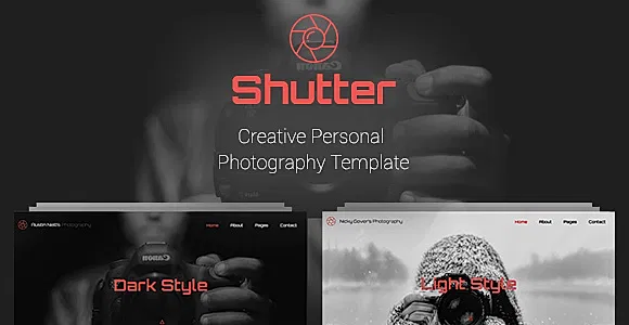 Shutter - Creative Personal Photography Template