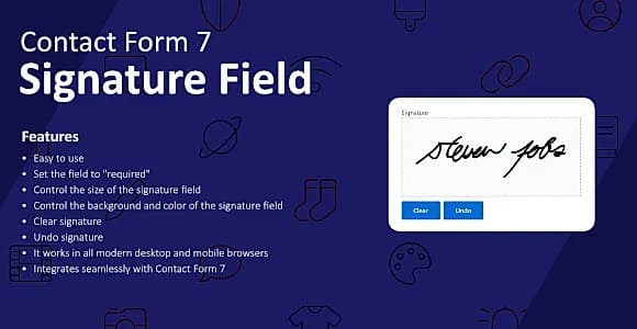 Signature Field for Contact Form 7
