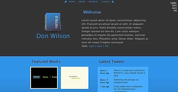 Simple Colorful Portfolio