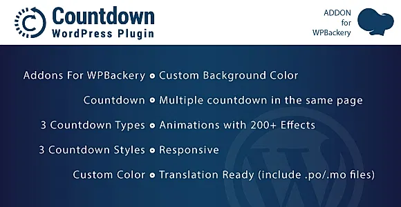 Simple Countdown for WPBakery WordPress Plugin