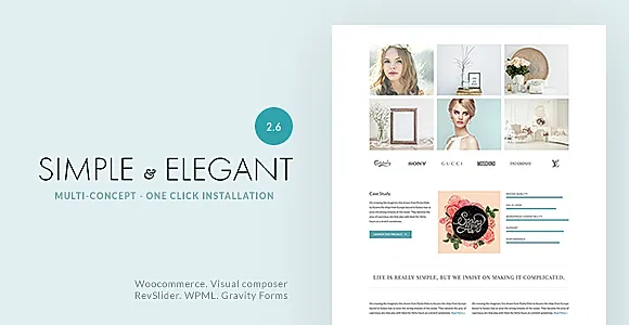 Simple & Elegant WordPress Theme