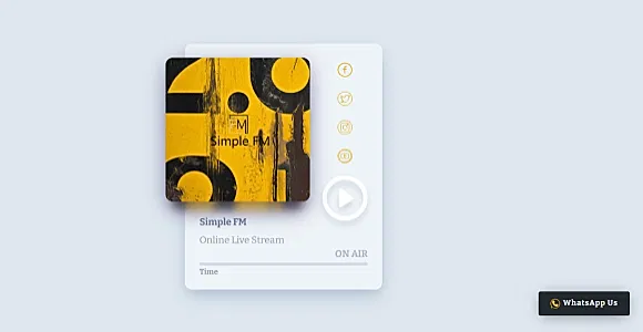 Simple FM Live Stream Radio | Single & Multiple Stations