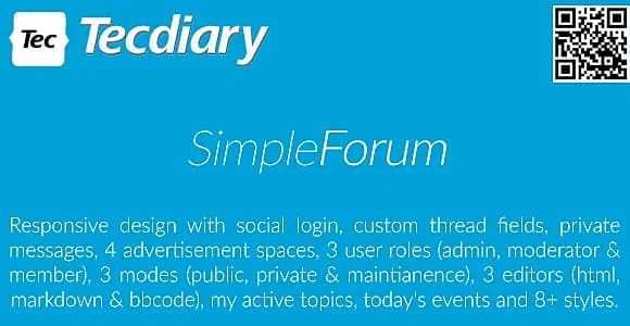 Simple Forum - Responsive Bulletin Board