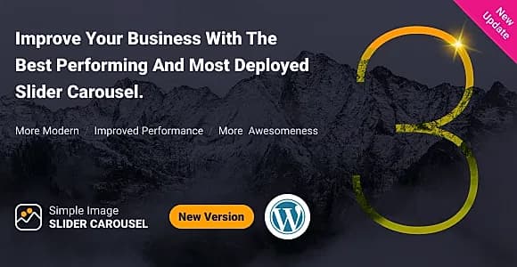 Simple Image  Slider Carousel Wordpress & WooCommerce Plugin