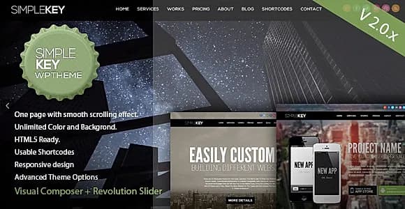 SimpleKey WordPress Theme