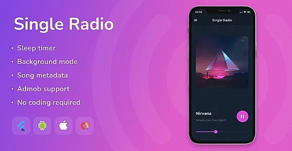 Single Radio - Flutter Full App