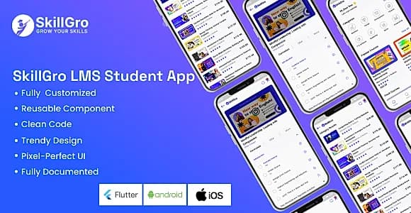 SkillGro LMS Student App - Course & Learning Management System