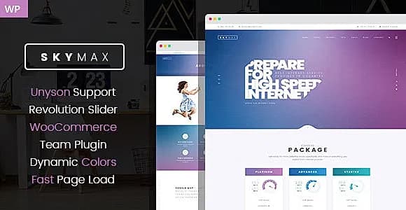 SkyMax WordPress Theme