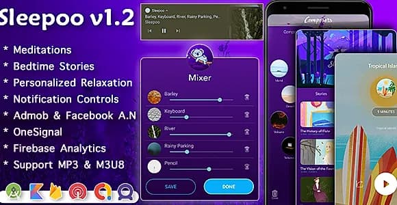Sleepoo : Sleep Stories, Calm Anxiety & Stress