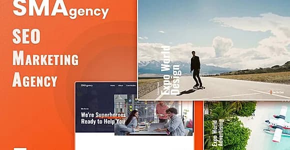 SMAgency - SEO Marketing Agency Elementor Template Kit