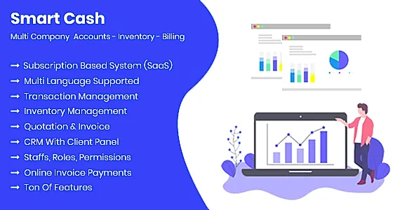 Smart Cash - Multi Company Accounts Billing & Inventory(SaaS)