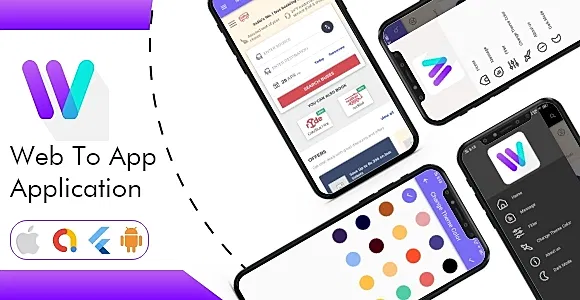 Smart flutter WebView App -Web To App - Android and ios Web View - Multi URL Support