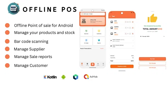 Smart Offline POS & Inventory Android