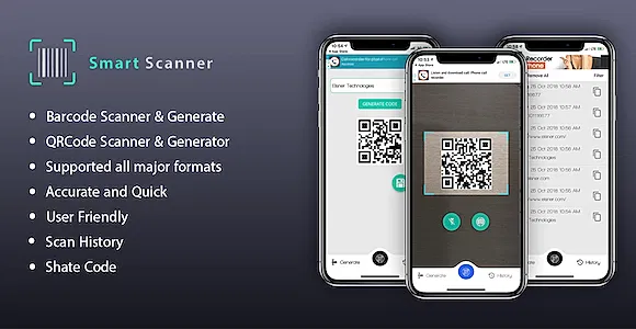 Smart Scanner and Generator Barcode | QRCode