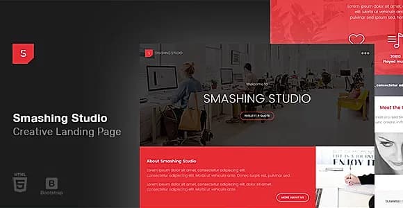 Smashing Studio Landing Page