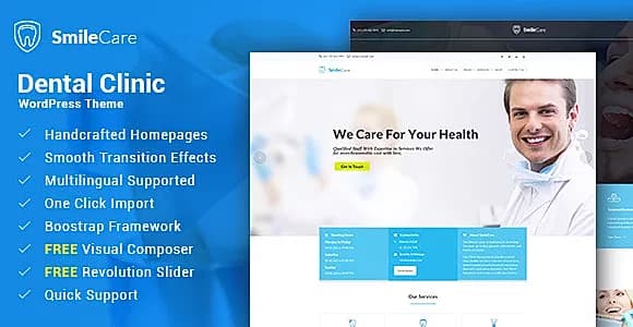 SmileCare WordPress Theme
