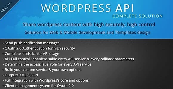 SMIO Wordpress API Complete Solution