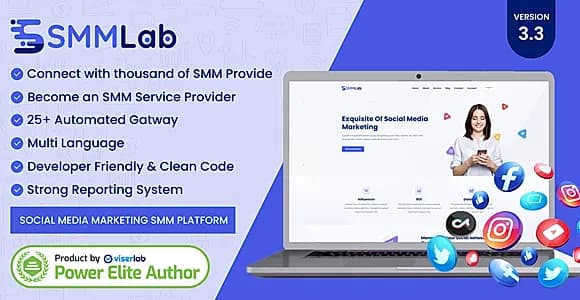 SMMLab - Social Media Marketing SMM Platform
