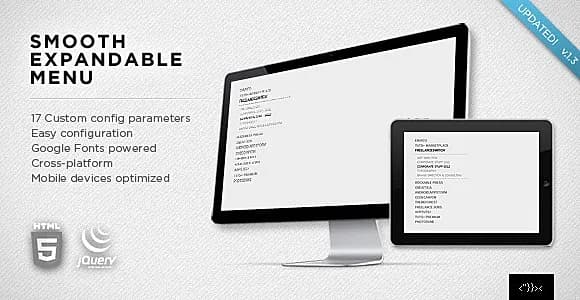 Smooth Expandable Menu